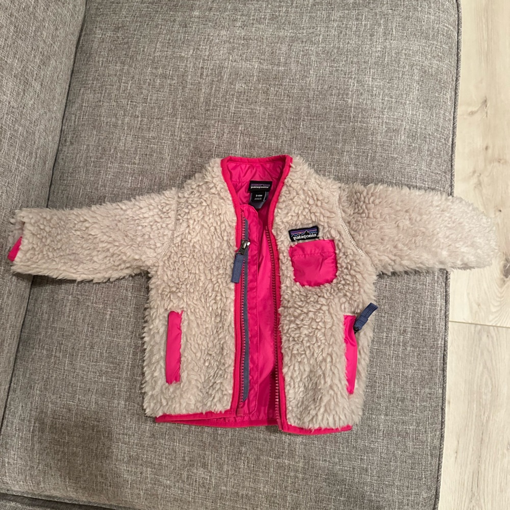 Baby Patagonia retro pile jacket